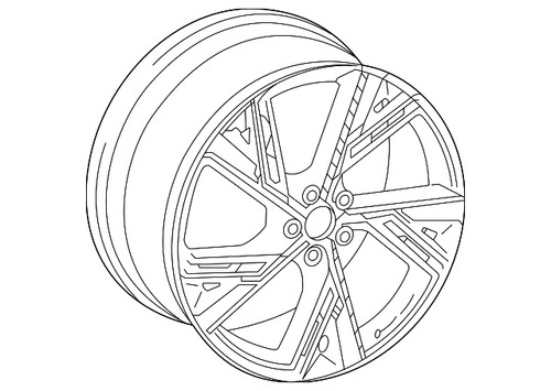Genuine audi wheel alloy - genuine,