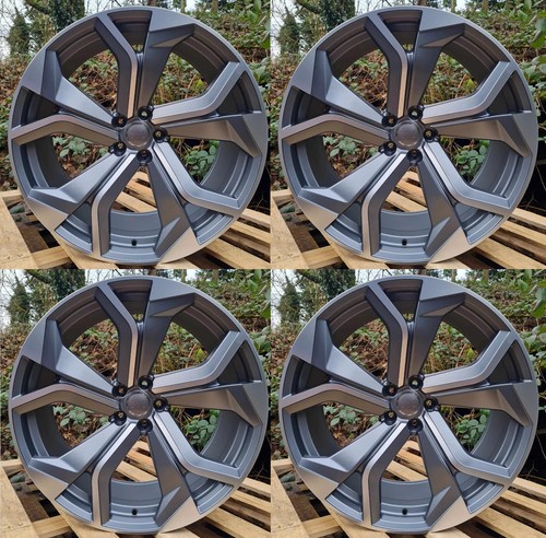 Gunmetal wheels set for - 22",